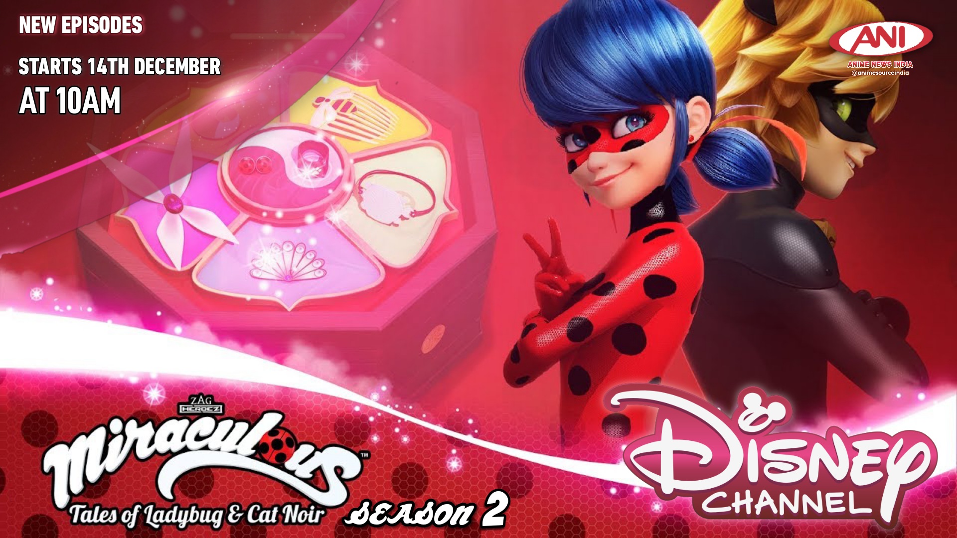 Disney india to Premiere Miraculous Ladybug Season 2 in December