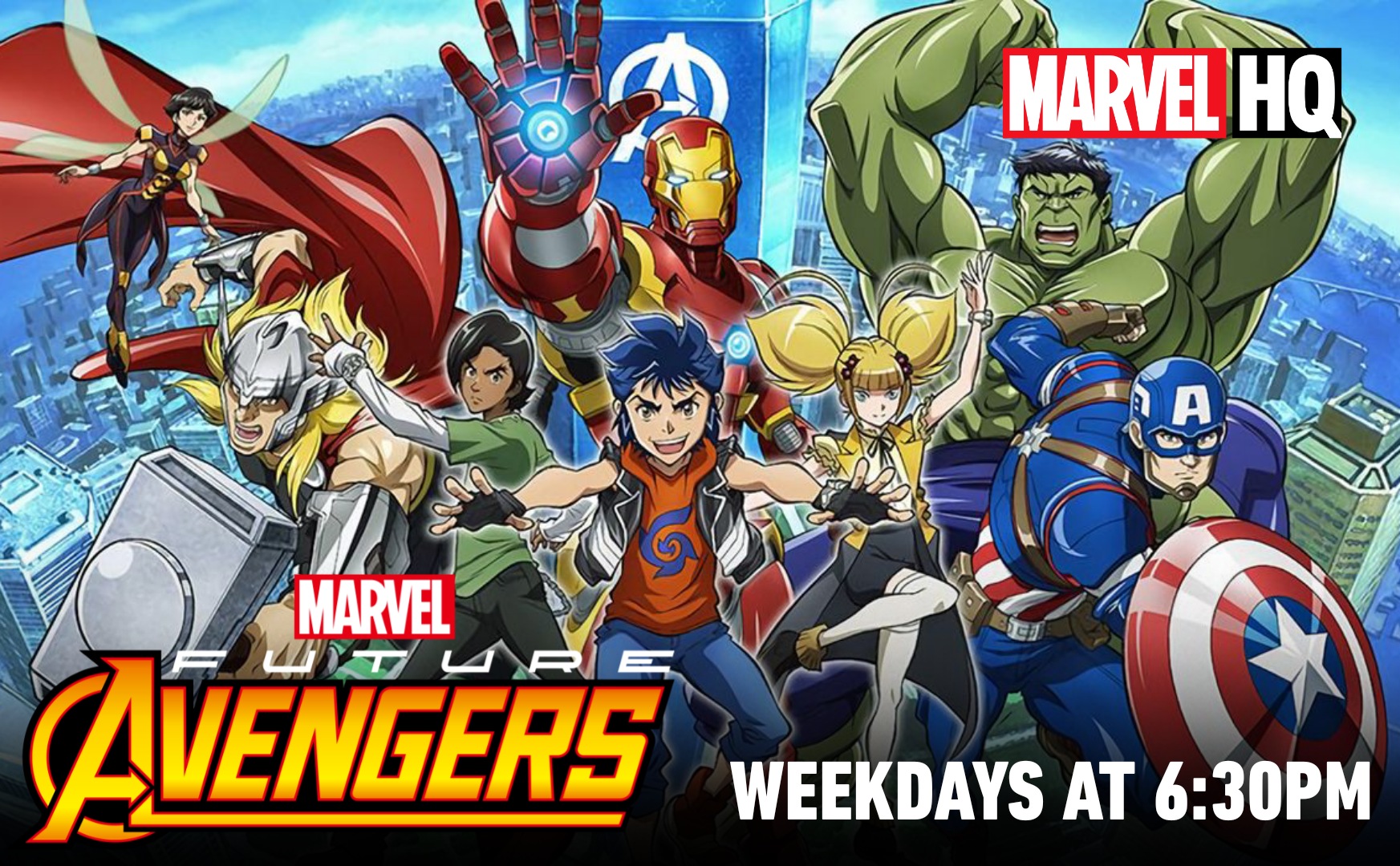 Marvel HQ India To Premiere Marvel Future Avengers Anime Series on May 31